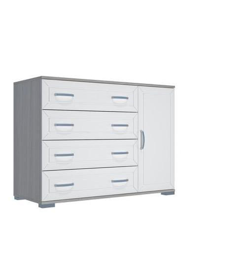 Комод МДФ №4 Венге/Клен Светлый (Ш-1100 × В-810 × Г-445)