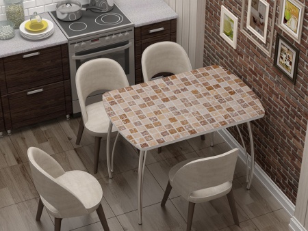 Стол Обеденный Бочонок Фотопечать (Ш-1100 х Г-700 х В-760 мм)/Разные Цвета