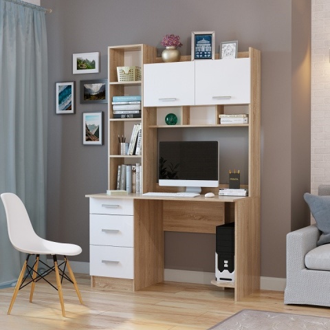 Компьютерный Стол Стайл №5 (Ш-1250 x Г-600 x В-1968 мм)/Разные Цвета