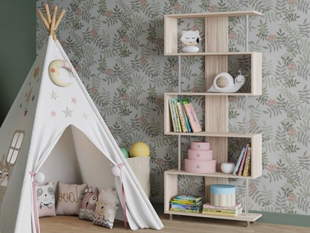 Стеллаж Юнга-15 Зиг Заг/Разные Цвета