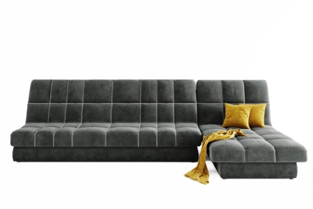 Диван Угловой Ханна с Оттоманкой и Ножками-Кубышками (Ш-2900 х В-940 х Г-1500 мм)